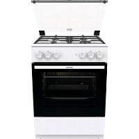 GK6A20WF Плита GORENJE/ Тип плиты: комбинированная, Тип варочной поверхности: газовая, Цвет: белый, Гриль: Есть, Ширина, см: 60