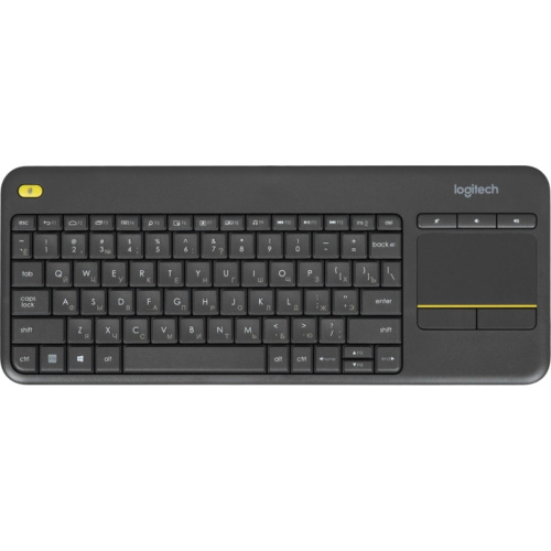 920-007173 Клавиатура Logitech K400 Plus черный USB беспроводная (920-007173) 920-007173 Клавиатура Logitech K400 Plus черный USB беспроводная (920-007173)