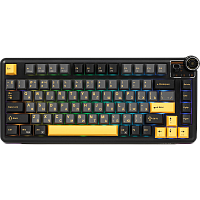 6978080506467 Игровая клавиатура/ Беспроводная механическая клавиатура AULA AU75 Чёрно-оранжевый Star Vector свитчи РУС (Bluetooth, 2.4 Гц)