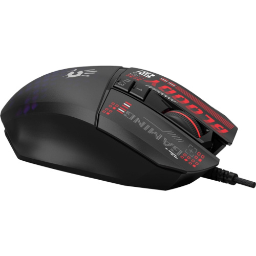 W60MAXMINI Мышь A4Tech Bloody W60 Max Mini черный/рисунок оптическая 12000dpi USB 9but фото 8