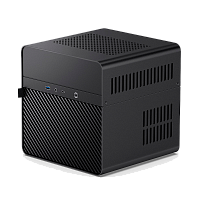 N2Black Корпус без блока питания/ Case JONSBO N2, Mini-Tower, 1x120mm, 1xUSB-A 3.0 + 1xUSB-C 3.2, SFX PSU Support, mITX Black