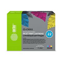 -/ Картридж струйный Cactus CS-C9352 №22 многоцветный (11.4мл) для HP DJ 3920/3940/D1360/D1460/D1470/D1