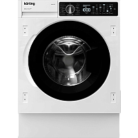 KWMI14V87 Встраиваемая стиральная машина Korting/ Встраиваемая стиральная машина,загрузка 8 кг,цвет:белый,скорость отжима 1400 об.мин,габариты (ВхШхГ) (мм):817x596х544