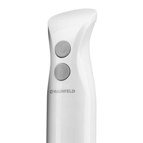 MHBL.500WH Погружной блендер MAUNFELD/ Погружной блендер, 500Вт, 2 скорости, белый фото 2
