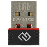 DWA-N150C Сетевой адаптер Wi-Fi Digma DWA-N150C N150 USB 2.0 (ант.внутр.) 1ант.