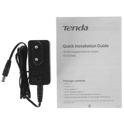 TEG1016M Коммутатор/ Коммутатор 16PORT 1000M TEG1016M TENDA фото 6
