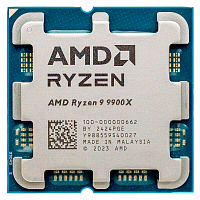 100-000000662 Процессор/ APU AM5 AMD Ryzen 9 9900X (Granite Ridge AM5, 12C/24T, 4.4/5.6GHz, 64MB, 120W, Radeon Graphics) OEM