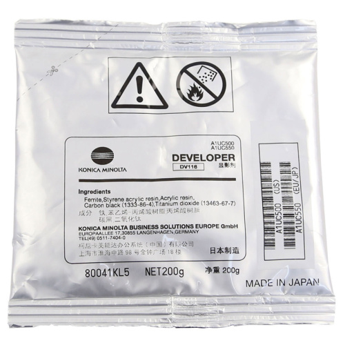 CET161005 -/ Девелопер DV-116 для KONICA MINOLTA Bizhub 164/184/195/215 (CET), 170г фото 2