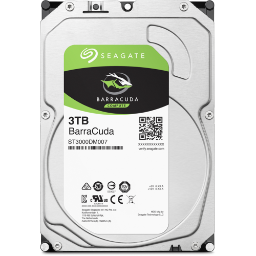 ST3000DM007 Жесткий диск/ HDD Seagate SATA3 3Tb Barracuda 5400 256Mb 1 year warranty (replacement ST2000DM005, WD20EZAZ) фото 2