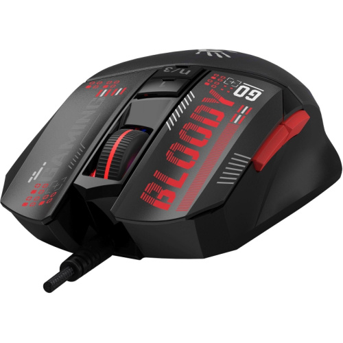 W60MAXMINI Мышь A4Tech Bloody W60 Max Mini черный/рисунок оптическая 12000dpi USB 9but фото 10