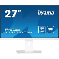 XUB2797QSN-W2 Монитор Iiyama 27" ProLite XUB2797QSN-W2 белый IPS LED 1ms 16:9 HDMI M/M матовая HAS Piv 1300:1 300cd 178гр/178гр 2560x1440 100Hz DP Quad HD 2K (1440p) USB 6.1кг