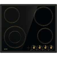 Встраиваемые электрические панели GORENJE/ Электрическая,  Стеклокерамическая варочная панель, Цвет: Черный, Стеклокерамическая варочная панель, Рамка, Габаритные размеры (вхшхг): 9 ? 59,5 ? 51 см, Вес (брутто/нетто): 8,2 / 7,7 кг