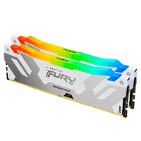 KF564C32RWAK2-32 Память оперативная/ Kingston 32GB 6400MT/s DDR5 CL32 DIMM (Kit of 2) FURY Renegade RGB White XMP