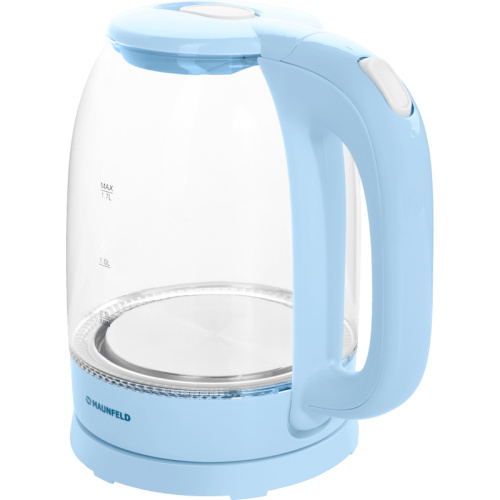 MGK-613BL Чайник MAUNFELD/ Чайник MAUNFELD, объем 1.7 л, закрытая спираль, цвет голубой фото 4