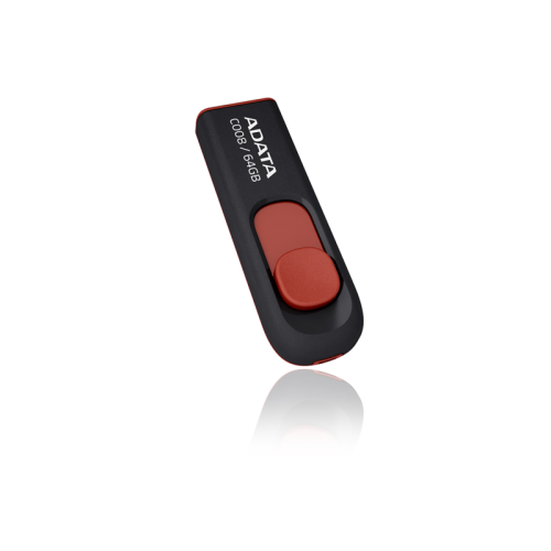 AC008-64G-RKD USB-накопитель/ ADATA 64GB C008 USB Flash Drive (Black/Red) фото 2 AC008-64G-RKD USB-накопитель/ ADATA 64GB C008 USB Flash Drive (Black/Red) фото 2