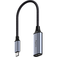 UH401 Адаптер USB-C — HDMI/ USB-C To 4K@60Hz HDMI adapter, Host: USB-C, 1 x HDMI 4K@60Hz, Aluminum alloy, compatible with MacBook, Mac Pro, Mac mini, iMac, Surface Pro, XPS, Flash Drive, Mobile HDD