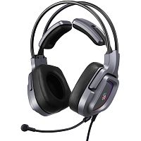 G575USB/GREY Наушники с микрофоном A4Tech Bloody G575 серый 2м мониторные USB оголовье (G575 USB/ GREY)