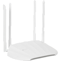 TL-WA1201 Точка доступа/ AC1200 dual-band wireless Access Point, 866Mbps at 5G and 300Mbps at 2.4G, 1 Giga LAN port, 4 external antennas, Passive PoE