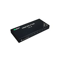 GCR-57410 GCR Разветвитель HDMI 2.0, 1 на 4 выхода, 4К60Hz с функцией масштабирования Scaler, HDCP 2.3