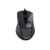 N-500FS Мышь A4Tech V-Track Padless N-500FS черный оптич. 1200dpi silent USB 3but