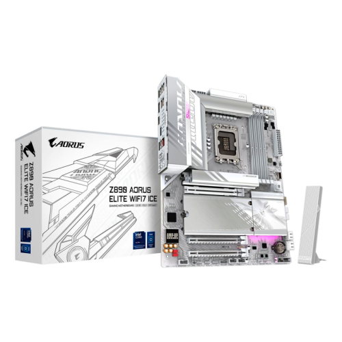 Z890MAELITEWF7ICE Материнская плата/ Z890M A ELITE WF7 ICE Z890MAELITEWF7ICE Материнская плата/ Z890M A ELITE WF7 ICE