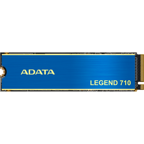 ALEG-710-512GCS Твердотельный накопитель/ ADATA SSD LEGEND 710, 512GB, M.2(22x80mm), NVMe 1.4, PCIe 3.0 x4, 3D NAND, R/W 2400/1000MB/s, IOPs 90 000/150 000, TBW 130, DWPD 0.23, with Heat Sink (3 года)