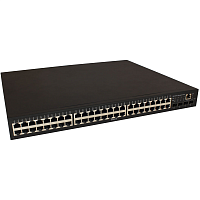 SW-84804/L(800W) Коммутатор/ OSNOVO Управляемый L2 PoE коммутатор Gigabit Ethernet на 48 RJ45 PoE + 4*GE SFP, до 30W на порт, суммарно до 800W