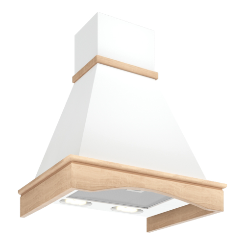 190338 GOOD, Кухонная вытяжка ELIKOR КВ Вилла 60П-650-П3Л без обрамления, белый