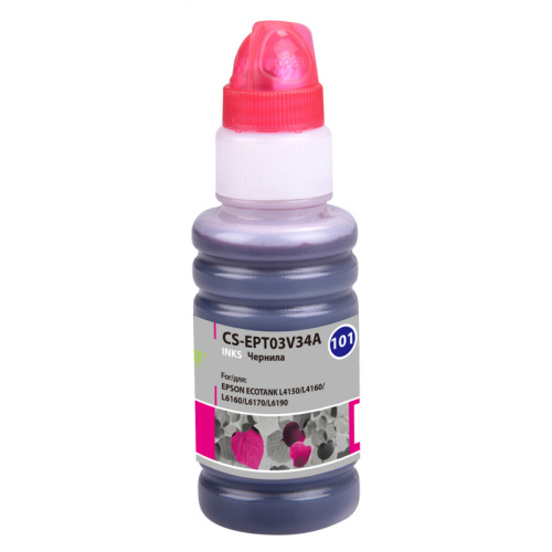 -/ Чернила Cactus CS-EPT03V34A 101M пурпурный 70мл для Epson L4150/L4160/L6160/L6170 -/ Чернила Cactus CS-EPT03V34A 101M пурпурный 70мл для Epson L4150/L4160/L6160/L6170