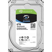 ST6000VX008 Жесткий диск/ HDD Seagate SATA3 6TB Skyhawk Surveillance 5400 256Mb 1 year warranty (replacement WD63PURZ, WD62PURZ, WD64PURZ, ST6000VX001)