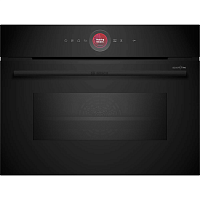 CMG9241B1 Accent line. Компактная духовка с микроволновой печью и 16 типами нагрева, 45.5x59.5x54.8 см, 45л, дисплей,инвертор,SoftClose и SoftOpen, Bosch Assist, черный