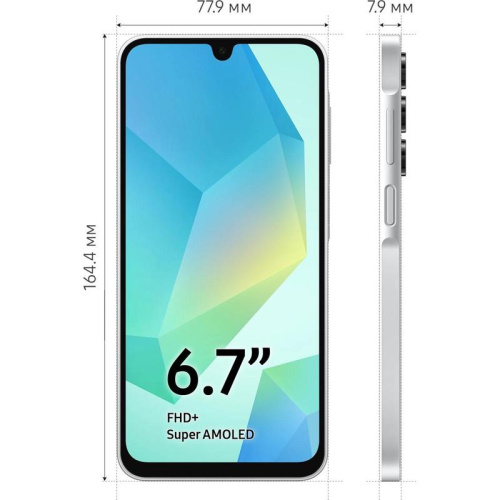 SM-A165FZADMEA Смартфон/ Смартфон Samsung Galaxy SM-A165 A16 4G 4/128GB Gray фото 13
