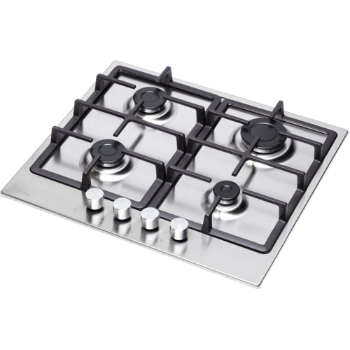 Встраиваемая варочная панель Graude/ Газ, 60 см, 4 конфорки, механическое управление, нержавеющая сталь фото 2