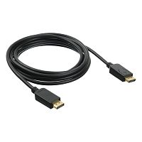 BHPDPP_1.2-2 Кабель аудио-видео Buro V.1.2 DisplayPort (m)/DisplayPort (m) 2м. позолоч.конт. черный (BHP DPP_1.2-2)