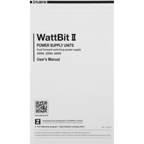 ZM500-XEII Блок питания ZALMAN ATX 500W ZM500-XEII фото 11