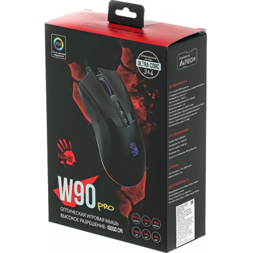 W90PRO Мышь A4Tech Bloody W90 Pro черный оптическая 16000dpi USB 10but фото 19 W90PRO Мышь A4Tech Bloody W90 Pro черный оптическая 16000dpi USB 10but фото 19