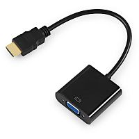 KP-HDMI(M)-VGA(F) Переходник KingPrice KP-HDMI(m)-VGA(f) HDMI (m) VGA (f) 0.1м черный [KP-HDMI(M)-VGA(F)]