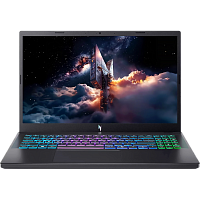 NH.U3RER.004 Ноутбук/ ACER Nitro V15 ANV15-A31-R6GF 15.6"(1920x1080 IPS (матовый, 165Hz) )/AMD Ryzen 7 170(3.2Ghz)/16384Mb/512PCISSDGb/noDVD/Ext:NVIDIA GeForce RTX 5060(8192Mb)/Cam/BT/WiFi/50WHr/war 1y/2kg/Black/NoOS