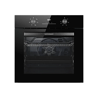 HO606PBlack Духовой шкаф Kuppersberg/ KITCHEN RETAIL / Духовой шкаф Kuppersberg, High-Tech, 78 л, поворотное управление, утапливаемые переключатели, дисплей, таймер, 6 режимов, макс. температура 310 градусов, телескопические направляющие (на 1 уровень), ц