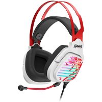 G560NARAKA Наушники с микрофоном A4Tech Bloody G560 белый/красный 2м мониторные оголовье (G560 NARAKA)