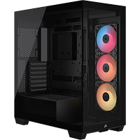 CC-9011322-WW Корпус без блока питания/ Case Corsair 3500X RS-R ARGB, Midi-Tower, TG, 3x120mm ARGB, 2xUSB-A 3.2, 1xUSB 3.2 Type-C, E-ATX, ATX, mATX, mITX Black