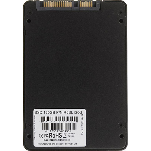 R5SL120G Твердотельный накопитель AMD SATA-III 120GB R5SL120G Radeon R5 2.5" [R5SL120G] фото 2