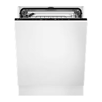 EEQ47200L Встраиваемые посудомоечные машины ELECTROLUX/ Встраиваемая полноразмерная посудомоечная машина, загрузка на 13 комплектов посуды, сенсорное управление, 8 программ, 59.6x55x82 см, черный цвет, сушка: с открыванием дверцы, индикация на полу: луч