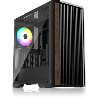 0R20B00259 Корпус без блока питания/ Case Raijintek AGOS MAX, Midi-Tower, TG, 1x140mm ARGB, 2xUSB 3.0 + 1xUSB 2.0, E-ATX, ATX, mATX, mITX Black