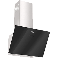 330.0712.212 Вытяжка Franke/ Best, Вытяжка наклонная LENS 60 BK/SS, 60 см, 1000 м3/ч, сенсорное управление, LED освещение, 62 дБ, Угольный фильтр Ф-09 (опция), Основной цвет черный, Фальштруба нержавеющая сталь
