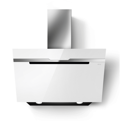 MAJESTICWH/A/90-PRF0124236A Вытяжки ELICA/ Пристенная наклонная, 90 см, 1200 куб.м., сенсорное управление, белое стекло