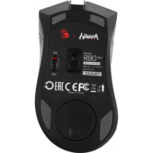 R90PLUSNARAKA Мышь A4Tech Bloody R90 Plus Naraka белый/рисунок оптическая 5000dpi беспров. USB 7but фото 22
