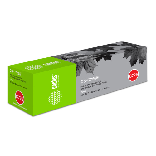 -/ Картридж лазерный Cactus CS-C726S 726 черный (2100стр.) для Canon LBP-6200/6200D фото 3 -/ Картридж лазерный Cactus CS-C726S 726 черный (2100стр.) для Canon LBP-6200/6200D фото 3