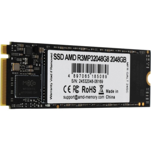 R3MP32048G8 Твердотельный накопитель AMD PCIe 3.0 x4 2TB R3MP32048G8 Radeon M.2 2280 фото 4 R3MP32048G8 Твердотельный накопитель AMD PCIe 3.0 x4 2TB R3MP32048G8 Radeon M.2 2280 фото 4