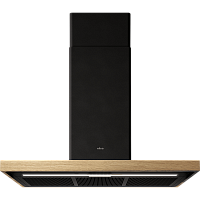BIOBLRO/A90ROVERE-PRF0200562 Вытяжка ELICA/ Вытяжка ELICA, 90 см, Т-образная, LED освещение, сенсорное управление, таймер с автовыключением, 3 скорости, индикация насыщения фильтра, регулировка тона освещения Tune White, цвет черный, рамка дуб